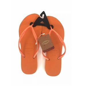 Havaianas Women's Slim Flip Flop Neon Orange